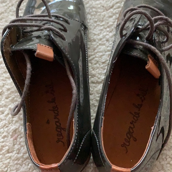 Regarde Le Ciel Size 37 Patent Lace-up Shoes - Picture 6 of 9